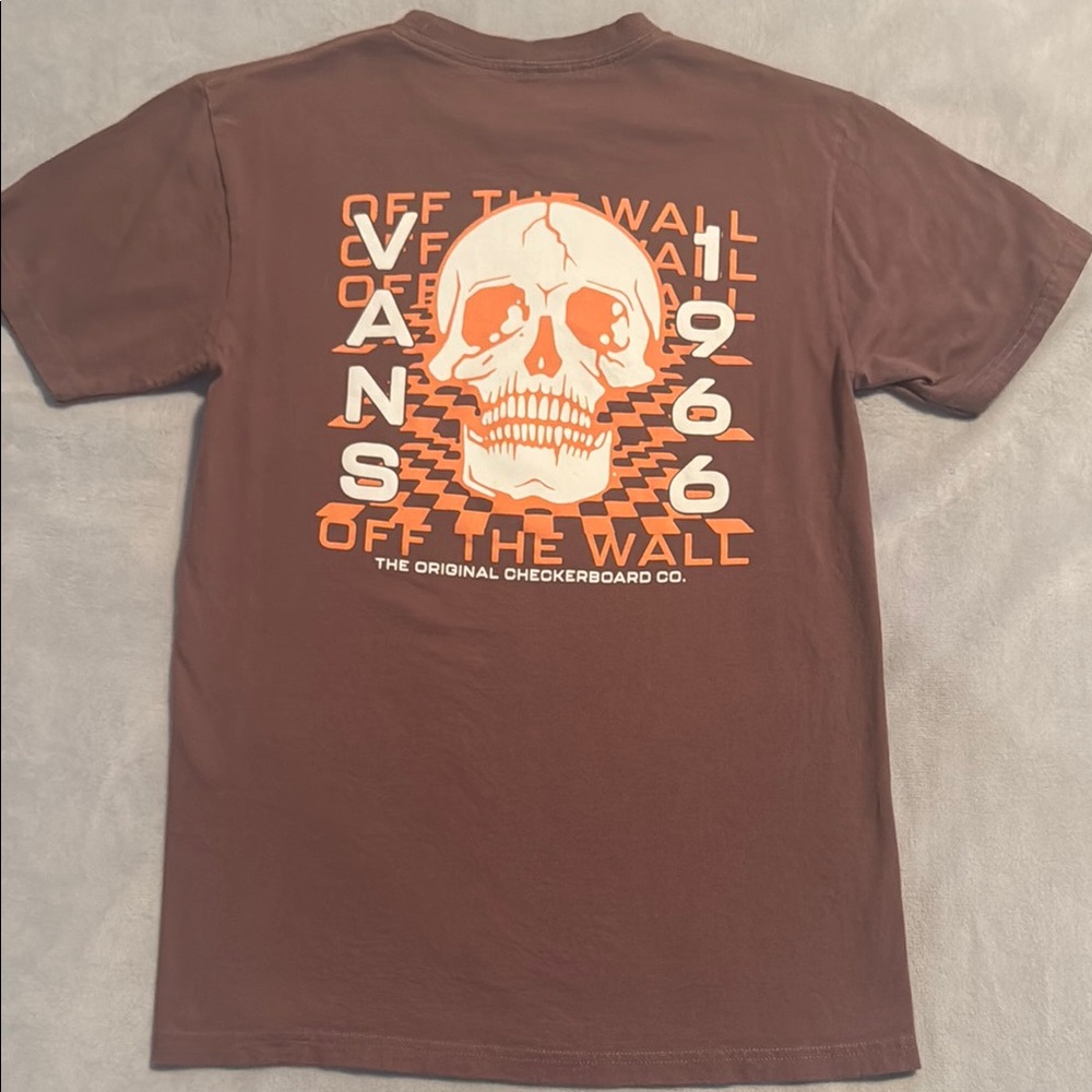 Men’s Vans Brown Graphic T-Shirt- Small